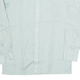 E FHISHHERG Womens Shirt Green Collared Long Sleeve L