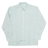 E FHISHHERG Womens Shirt Green Collared Long Sleeve L