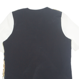 YOUR SIXTH SENSE Womens Printed Blouse Cream 90s Crazy Pattern UK 18