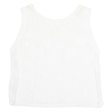 ULUWATU Womens Vest White Sleeveless Floral S