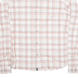 SALEWA Womens Printed Shirt Pink Collared Long Sleeve Check UK 16