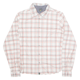 SALEWA Womens Printed Shirt Pink Collared Long Sleeve Check UK 16