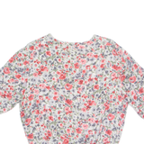 Womens Printed Blouse Grey Floral M