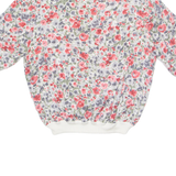 Womens Printed Blouse Grey Floral M