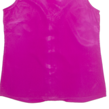 BANANA REPUBLIC Womens Vest Pink V-Neck Sleeveless XS