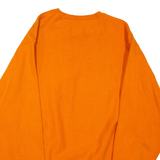 STEVE & BARRY'S Miami Mens Sweatshirt Orange Crew Neck USA XL