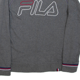 FILA Mens Sweatshirt Grey Crew Neck S