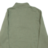NAUTICA Mens Sweatshirt Green 1/4 Zip L