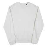 GUESS Mens Sweatshirt Grey Crew Neck L