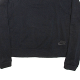 NIKE Womens Sweatshirt Black Crew Neck M