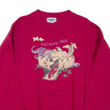 LEE Noah's Ark Mens Sweatshirt Maroon Crew Neck L