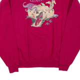 LEE Noah's Ark Mens Sweatshirt Maroon Crew Neck L