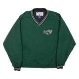 CHAMPION Mens Sweatshirt Green V-Neck Nylon 2XL