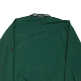 CHAMPION Mens Sweatshirt Green V-Neck Nylon 2XL