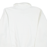 JERZEES Womens Sweatshirt White Collared L