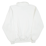 JERZEES Womens Sweatshirt White Collared L
