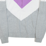 FILA Womens Sweatshirt Grey 1/4 Zip S