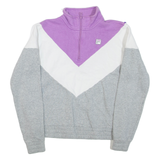 FILA Womens Sweatshirt Grey 1/4 Zip S