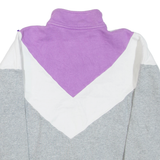 FILA Womens Sweatshirt Grey 1/4 Zip S