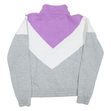 FILA Womens Sweatshirt Grey 1/4 Zip S