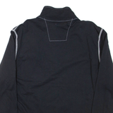 NAUTICA Mens Sweatshirt Black 1/4 Zip XL