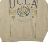 DANAGGERS UCLA Mens Sweatshirt Brown Crew Neck USA M