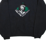RUSSELL ATHLETIC Volleyball Mens Sweatshirt Black Crew Neck L