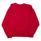 RUSSELL ATHLETIC New Palestine Wrestling Mens Sweatshirt Red Crew Neck XL