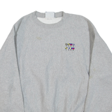 LEE Glen Lake Mens Sweatshirt Grey Crew Neck USA L