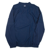 ADIDAS X NFL Minnesota Vikings Mens Sweatshirt Blue 1/4 Zip L