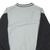 REEBOK Mens Sweatshirt Grey V-Neck 2XL