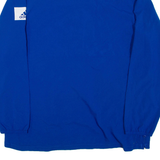 ADIDAS Mens Sweatshirt Blue 1/4 Zip L