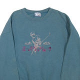 LEE Sport Golf Mens Sweatshirt Blue Crew Neck L