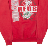 FRUIT OF THE LOOM Cincinnati Reds Mens Sweatshirt Red Crew Neck USA XL