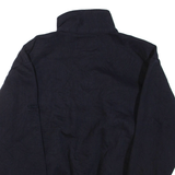 GAME Mens Sweatshirt Black 1/4 Zip L