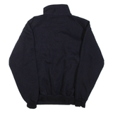 GAME Mens Sweatshirt Black 1/4 Zip L