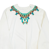 Jerzees Womens Sweatshirt White Crew Neck XL