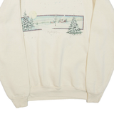 LEE Michigan Womens Sweatshirt Yellow Crew Neck M