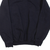 GAME Mens Sweatshirt Black 1/4 Zip XL