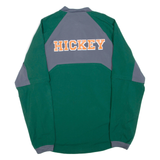 ADIDAS Training Mens Sweatshirt Green 1/4 Zip S