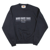 HARD ROCK CAFE Paris Mens Sweatshirt Black Crew Neck XL