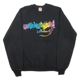 JERZEES Mozart Mens Sweatshirt Black Crew Neck L