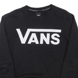 VANS Mens Sweatshirt Black Crew Neck S
