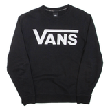 VANS Mens Sweatshirt Black Crew Neck S