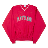 CAMPUS DRIVE Maryland Mens Sweatshirt Red V-Neck USA XL