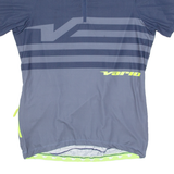VARIO Cycling Mens Jersey Blue High Neck L