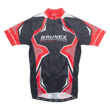 BRUNEX Cycling Mens Jersey Black High Neck L