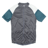 CRANE Cycling Mens Jersey Grey High Neck M