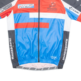 DT SWISS Cycling Mens Jersey Blue High Neck M