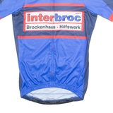 OWAYO Cycling Mens Jersey Blue High Neck S